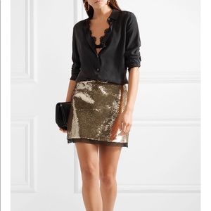 Fabulous gold sequin skirt